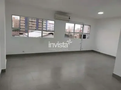 Sala Comercial para alugar, 75m² no Vila Belmiro, Santos