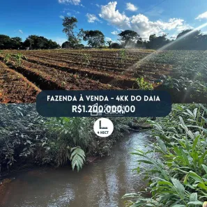 Fazenda/Sítio com 3 Quartos à venda, 40000m² no Setor IND. MUNIR CALIXTO, Anápolis