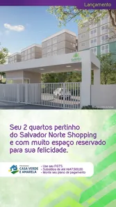 Apartamento com 2 Quartos à venda, 44m² no Jardim das Margaridas, Salvador