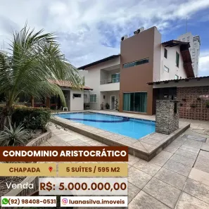Casa de Condomínio com 3 Quartos à venda, 147m² no Chapada, Manaus