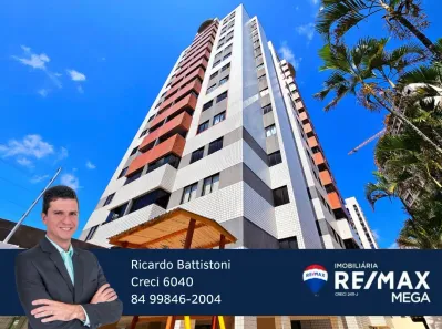 Apartamento com 3 Quartos para alugar, 68m² no Capim Macio, Natal