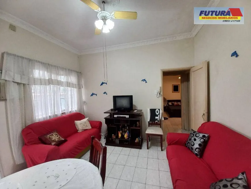 Foto 1 de Apartamento com 2 Quartos à venda, 60m² em Gonzaguinha, São Vicente