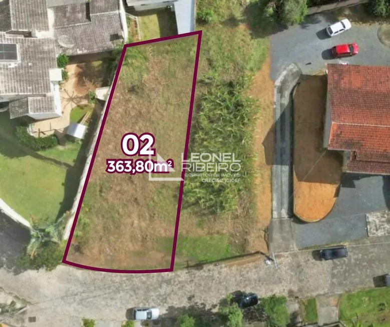 Foto 1 de Lote/Terreno à venda, 363m² em Quintino, Timbó