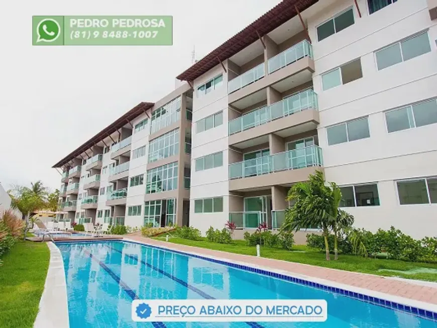 Foto 1 de Flat com 1 Quarto à venda, 42m² em Praia do Cupe, Ipojuca