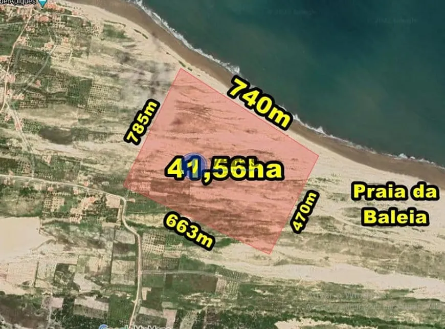 Foto 1 de Lote/Terreno à venda, 10m² em Praia da Baleia, Itapipoca
