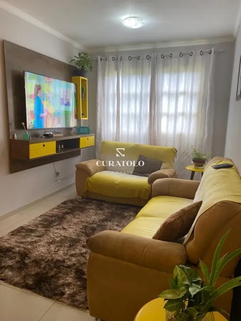 Foto 1 de Apartamento com 2 Quartos à venda, 53m² em Jardim Santo Andre, Santo André