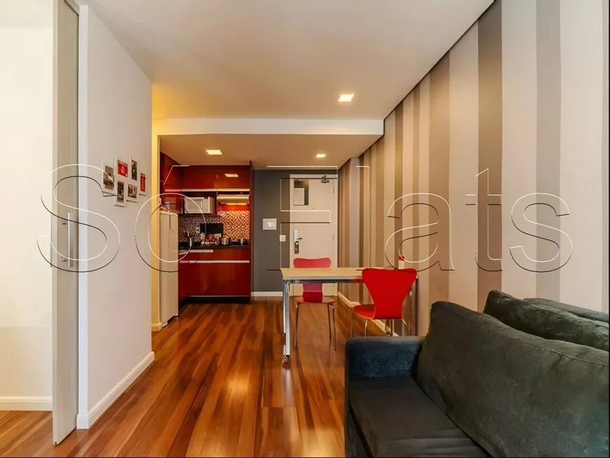 Foto 1 de Flat com 1 Quarto à venda, 38m² em Indianópolis, São Paulo