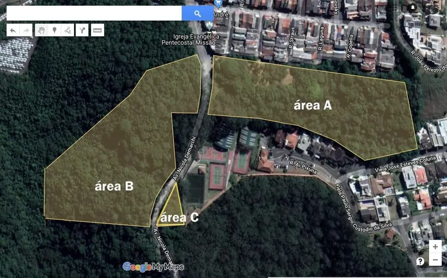 Foto 1 de Lote/Terreno à venda, 1131m² em Parque Botujuru, São Bernardo do Campo