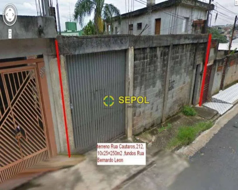 Foto 1 de Lote/Terreno à venda, 250m² em Itaquera, São Paulo