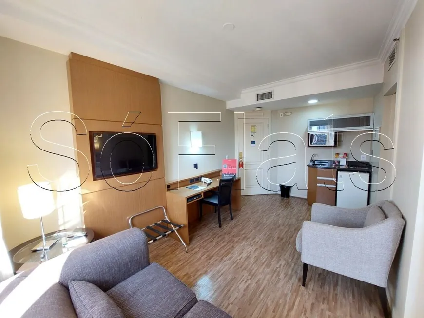 Foto 1 de Flat com 1 Quarto à venda, 30m² em Vila Olímpia, São Paulo