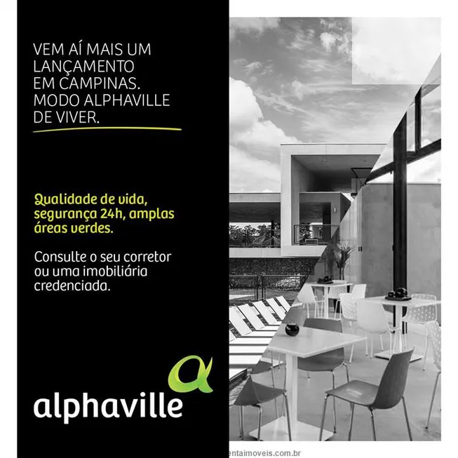 Foto 1 de Lote/Terreno à venda, 400m² em Alphaville Dom Pedro, Campinas