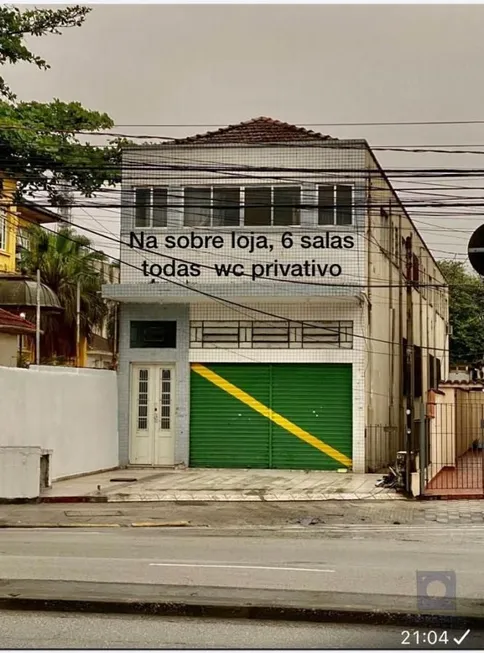 Foto 1 de Ponto Comercial para alugar, 570m² em Encruzilhada, Santos
