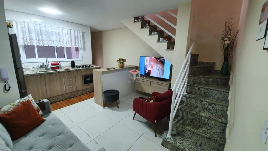 Foto 1 de Cobertura com 2 Quartos à venda, 105m² em Vila Pires, Santo André