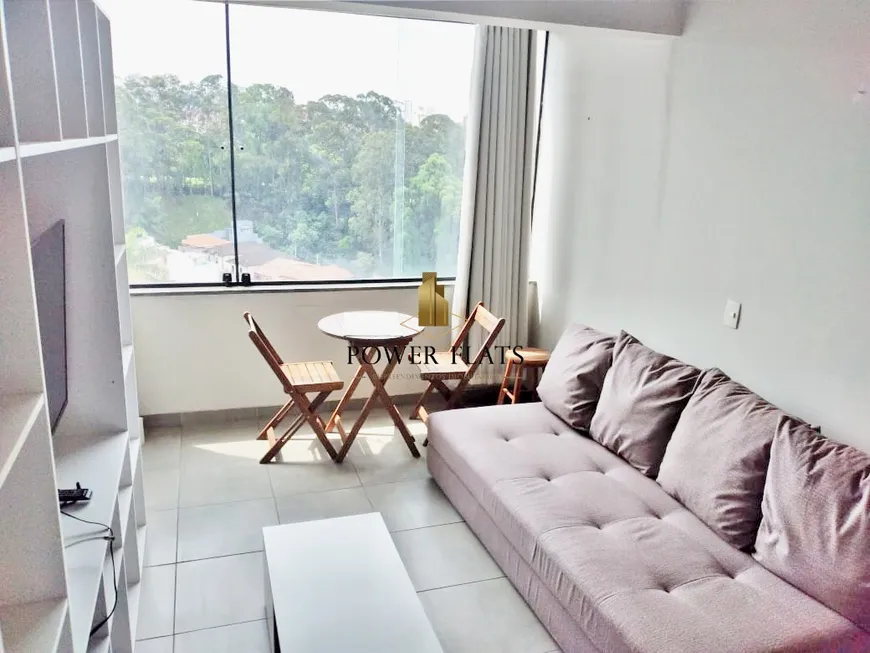 Foto 1 de Flat com 1 Quarto para alugar, 40m² em Morumbi, São Paulo