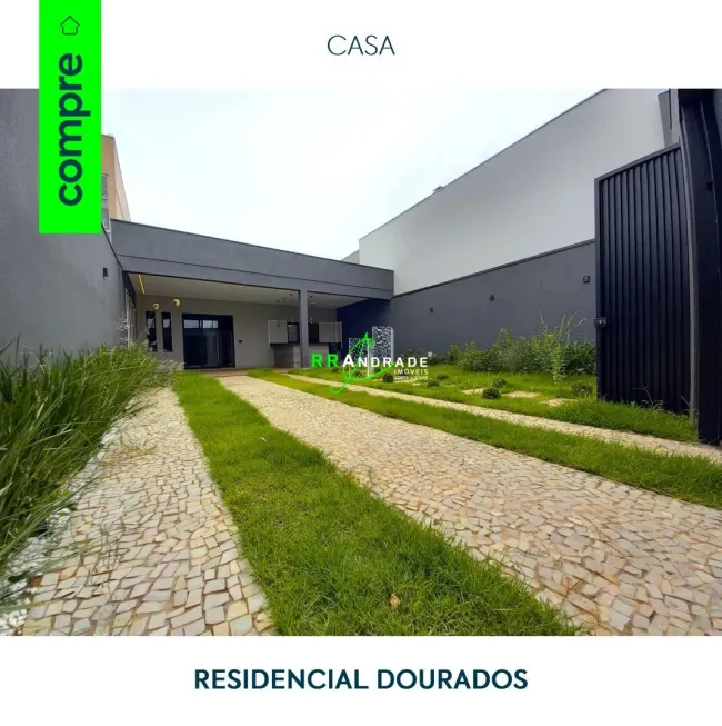 Foto 1 de Casa com 3 Quartos à venda, 152m² em Residencial Dourado, Franca