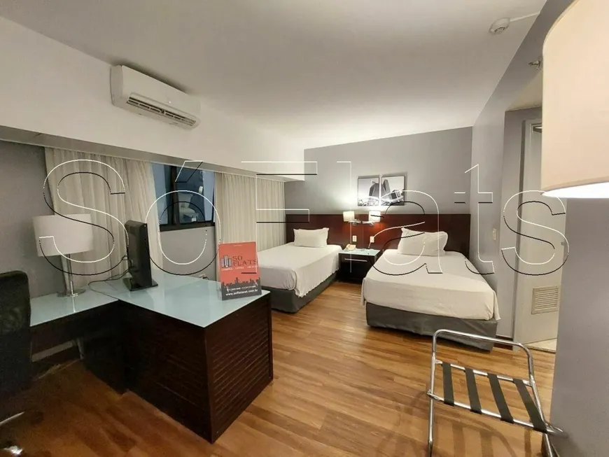 Foto 1 de Flat com 1 Quarto à venda, 29m² em Cidade Monções, São Paulo