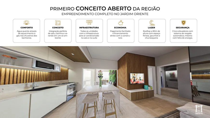 Foto 1 de Apartamento com 2 Quartos à venda, 57m² em Jardim Oriente, São José dos Campos
