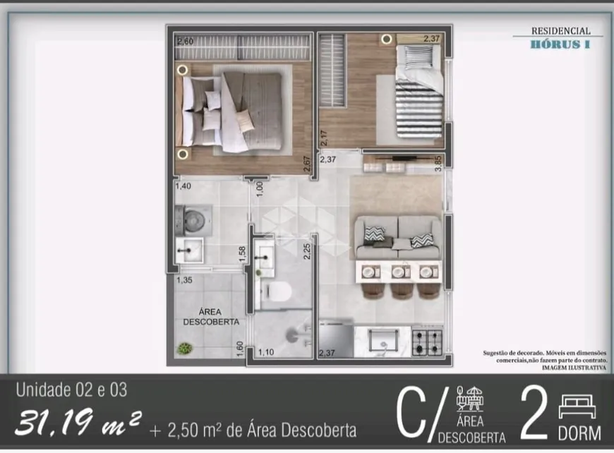 Foto 1 de Apartamento com 2 Quartos à venda, 31m² em Vila Matilde, São Paulo