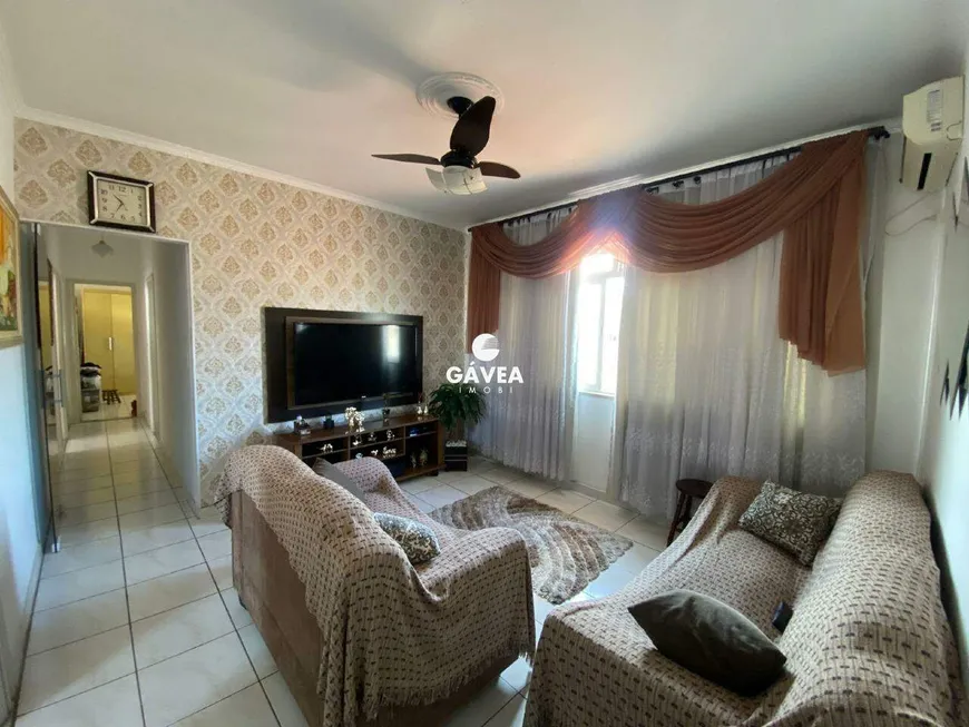 Foto 1 de Apartamento com 3 Quartos à venda, 124m² em Jardim Guassu, São Vicente