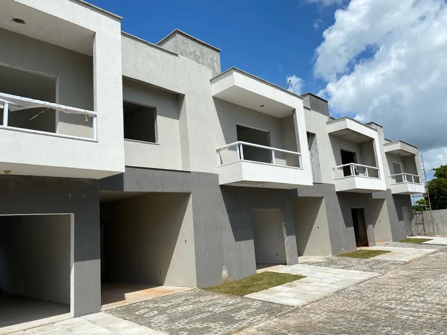 Foto 1 de Casa de Condomínio com 3 Quartos à venda, 120m² em Boa Uniao Abrantes, Camaçari