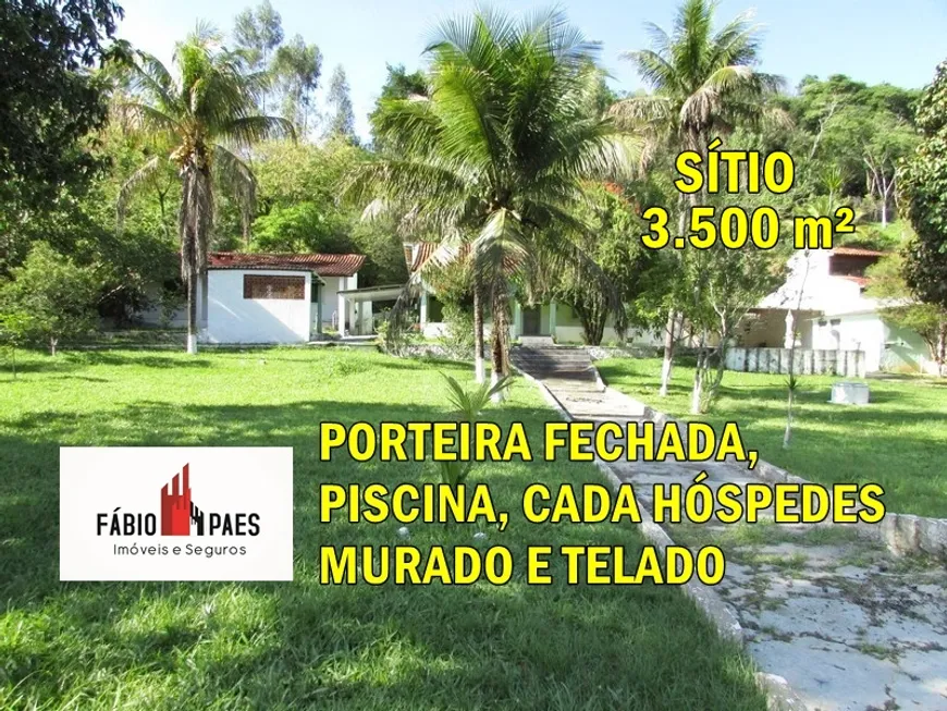 Foto 1 de Fazenda/Sítio com 5 Quartos à venda, 3500m² em Papucaia, Cachoeiras de Macacu