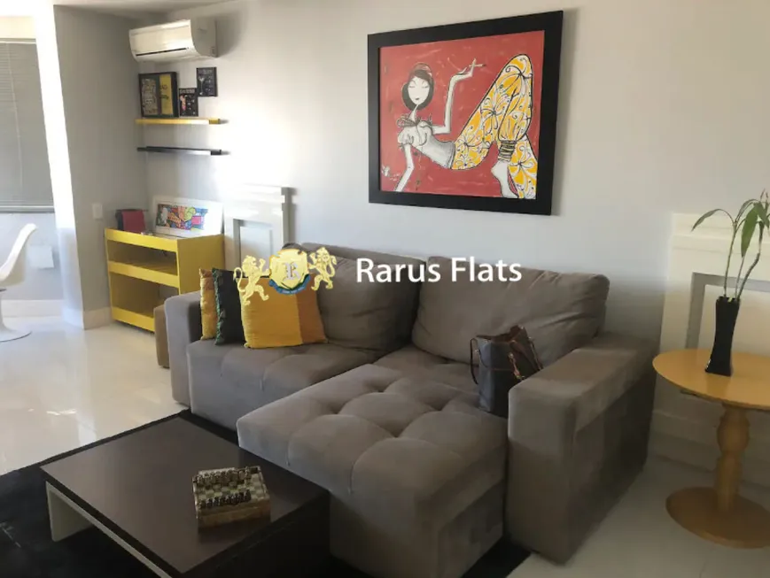 Foto 1 de Flat com 1 Quarto para alugar, 48m² em Moema, São Paulo