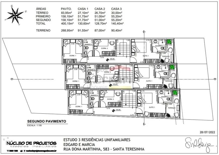 Foto 1 de Sobrado com 3 Quartos à venda, 92m² em Santa Teresinha, São Paulo