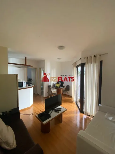 Foto 1 de Flat com 1 Quarto à venda, 42m² em Moema, São Paulo