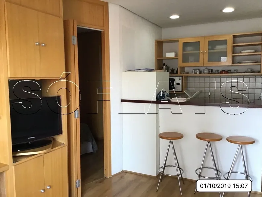 Foto 1 de Apartamento com 1 Quarto para alugar, 42m² em Itaim Bibi, São Paulo