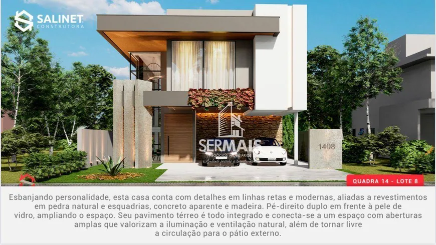 Foto 1 de Casa de Condomínio com 3 Quartos à venda, 310m² em Alto Pereque, Porto Belo
