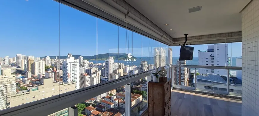 Foto 1 de Cobertura com 4 Quartos para alugar, 308m² em Embaré, Santos