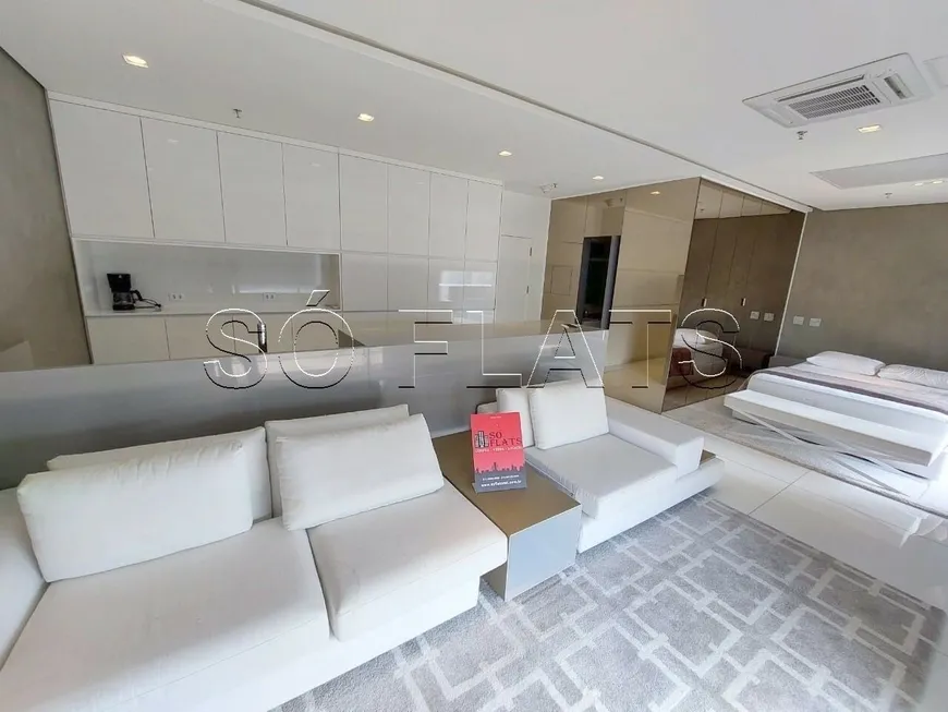 Foto 1 de Flat com 1 Quarto para alugar, 61m² em Vila Olímpia, São Paulo