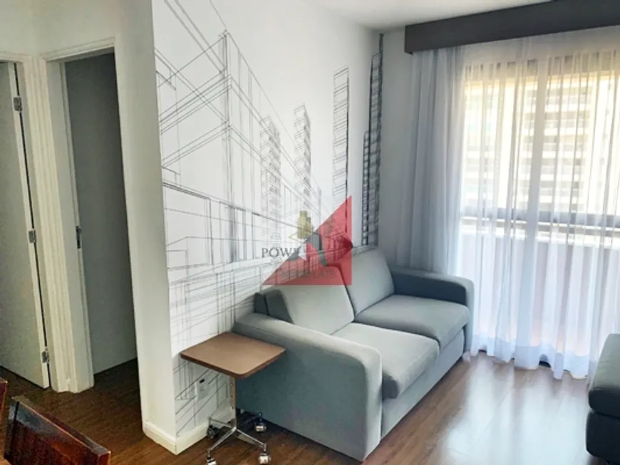 Foto 1 de Flat com 2 Quartos para alugar, 40m² em Cidade Monções, São Paulo