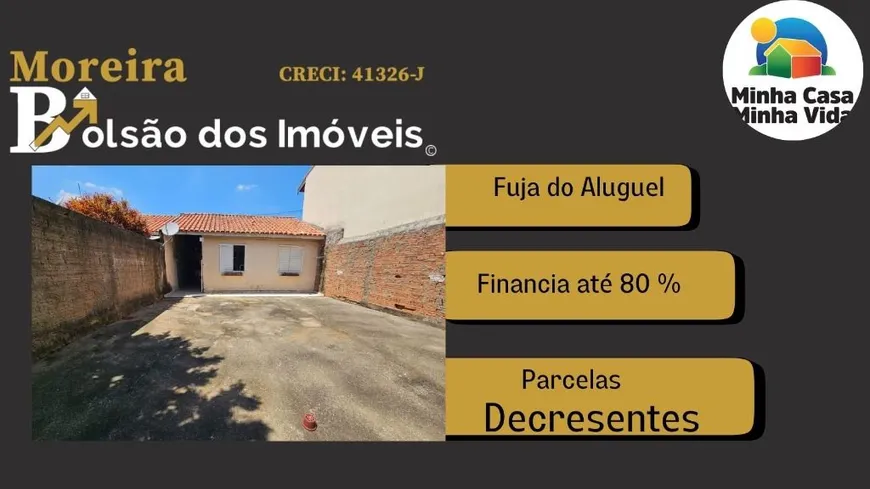 Foto 1 de Casa com 2 Quartos à venda, 42m² em Jardim San Diego, Campinas