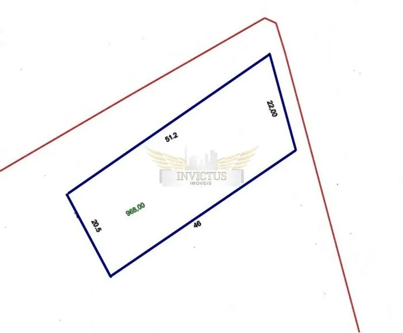 Foto 1 de Lote/Terreno para alugar, 830m² em Vila Aquilino, Santo André