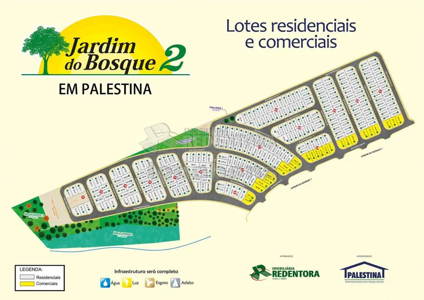 Foto 1 de Lote/Terreno à venda, 239m² em , Palestina