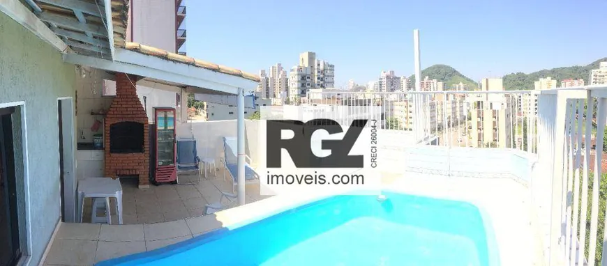 Foto 1 de Cobertura com 2 Quartos à venda, 120m² em Jardim Três Marias, Guarujá