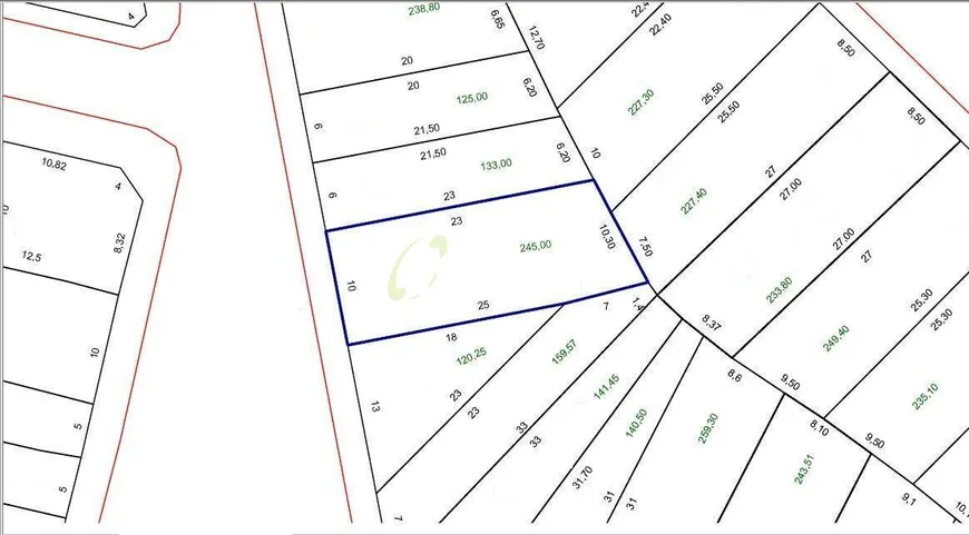 Foto 1 de Lote/Terreno à venda, 245m² em Jardim Utinga, Santo André