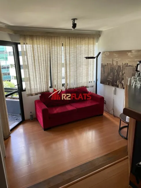 Foto 1 de Flat com 1 Quarto para alugar, 48m² em Cidade Monções, São Paulo