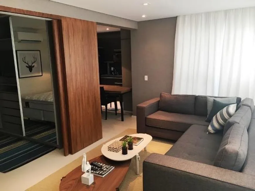 Foto 1 de Flat com 1 Quarto para alugar, 54m² em Itaim Bibi, São Paulo