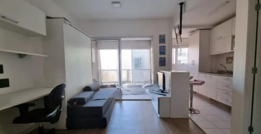 Foto 1 de Apartamento com 1 Quarto à venda, 34m² em Cidade Monções, São Paulo