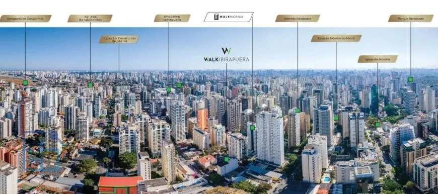 Foto 1 de Apartamento com 1 Quarto à venda, 36m² em Ibirapuera, São Paulo