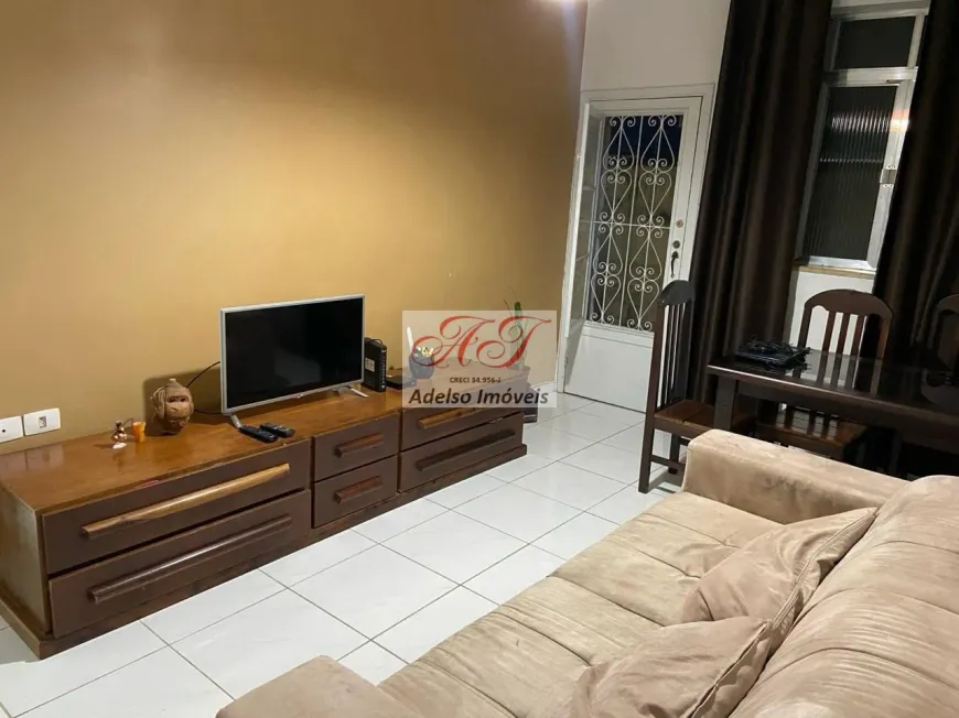 Foto 1 de Apartamento com 1 Quarto à venda, 55m² em Macuco, Santos