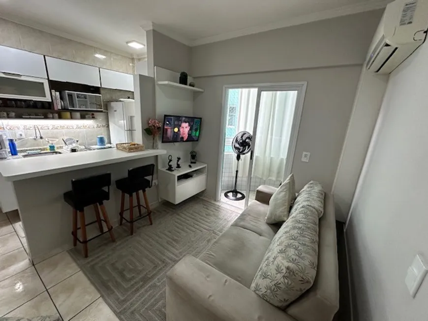 Foto 1 de Apartamento com 1 Quarto à venda, 33m² em Boqueirão, Praia Grande