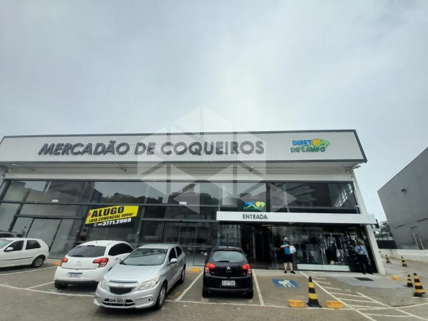 Foto 1 de Sala Comercial para alugar, 39m² em Coqueiros, Florianópolis