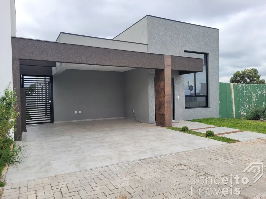 Foto 1 de Casa de Condomínio com 3 Quartos à venda, 122m² em Cara Cara, Ponta Grossa