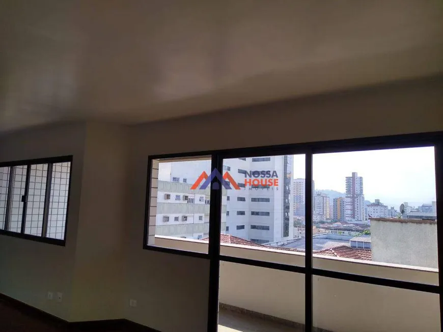 Foto 1 de Apartamento com 3 Quartos para venda ou aluguel, 163m² em Boqueirão, Santos