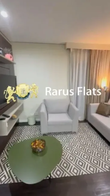 Foto 1 de Flat com 1 Quarto à venda, 55m² em Brooklin, São Paulo