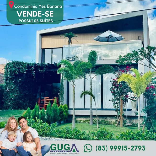 Foto 1 de Casa de Condomínio com 5 Quartos à venda, 300m² em Centro, Bananeiras