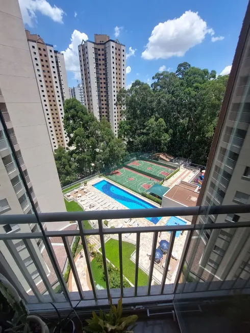 Foto 1 de Apartamento com 2 Quartos para alugar, 56m² em Parque Taboão, Taboão da Serra